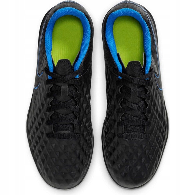 Nike Tiempo Legend 8 Club Tf Junior AT5883 090 chaussures de football noir noir 1