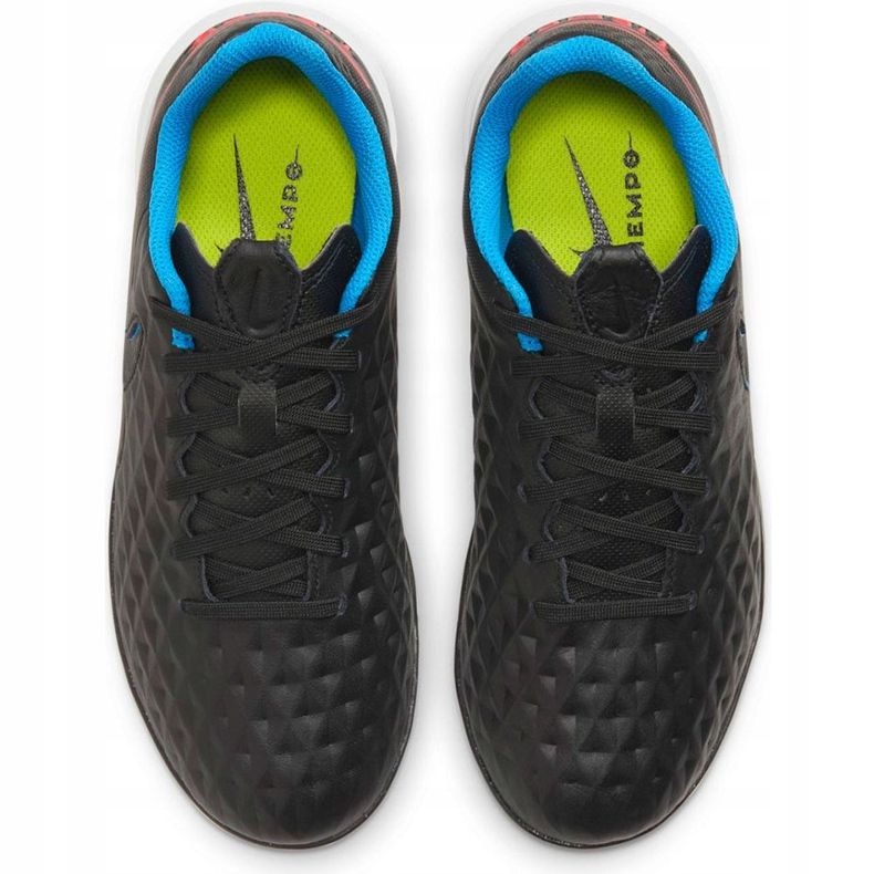 Chaussure de football Nike Tiempo Legend 8 Academy Tf Junior AT5736 090 noir noir 1