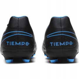 Nike Tiempo Legend 8 Club FG / MG Junior AT5881 090 chaussures de football noir noir 1