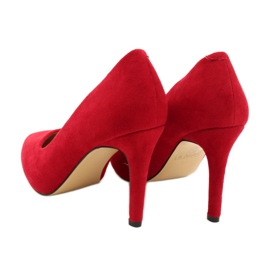 Evento Escarpins Daim 9PB35-1095 Rouge 5