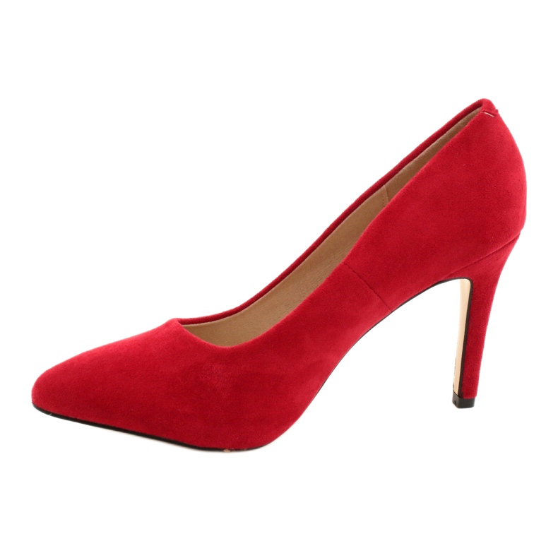 Evento Escarpins Daim 9PB35-1095 Rouge 2