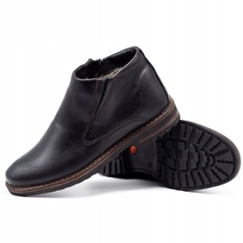 Mario Pala Bottes d'hiver pour hommes noires 293MP brun le noir 1