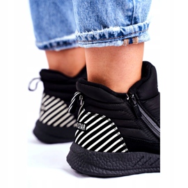 Chaussures de sport pour femmes Big Star Black GG274470 blanc noir 4