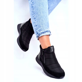 Chaussures de sport pour femmes Big Star Black GG274470 blanc noir 3