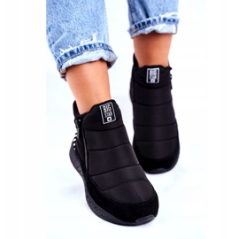 Chaussures de sport pour femmes Big Star Black GG274470 blanche le noir 2