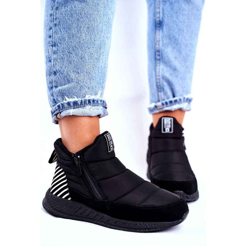 Chaussures de sport pour femmes Big Star Black GG274470 blanc noir 1