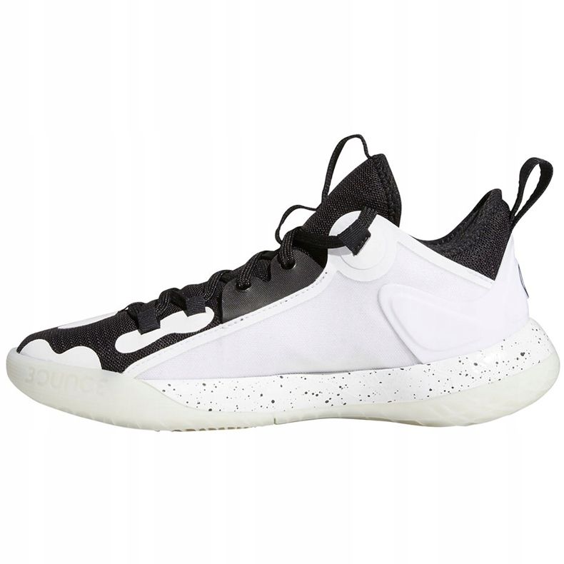 Chaussures enfant Adidas Harden Stepback 2 J blanc et noir FZ1545 1