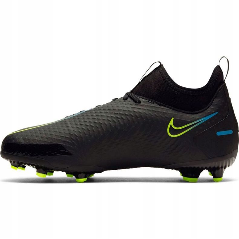 Chaussures de football Nike Phantom Gt Academy Df FG / MG Jr CW6694-090 noir noir 2