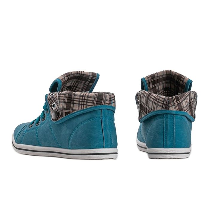 Baskets Hautes Konwers DD52 Bleu 1