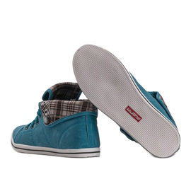 Baskets Hautes Konwers DD52 Bleu 3