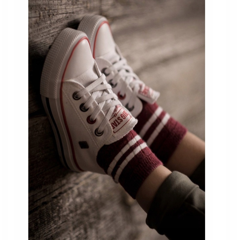 Baskets Basses Classiques Enfant Big Star HH374089 Blanc 1