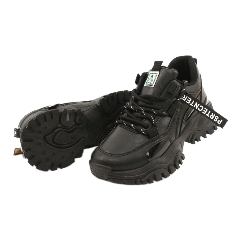 Evento Baskets de sport pour femmes News 21SP26-3925 noir le noir 4