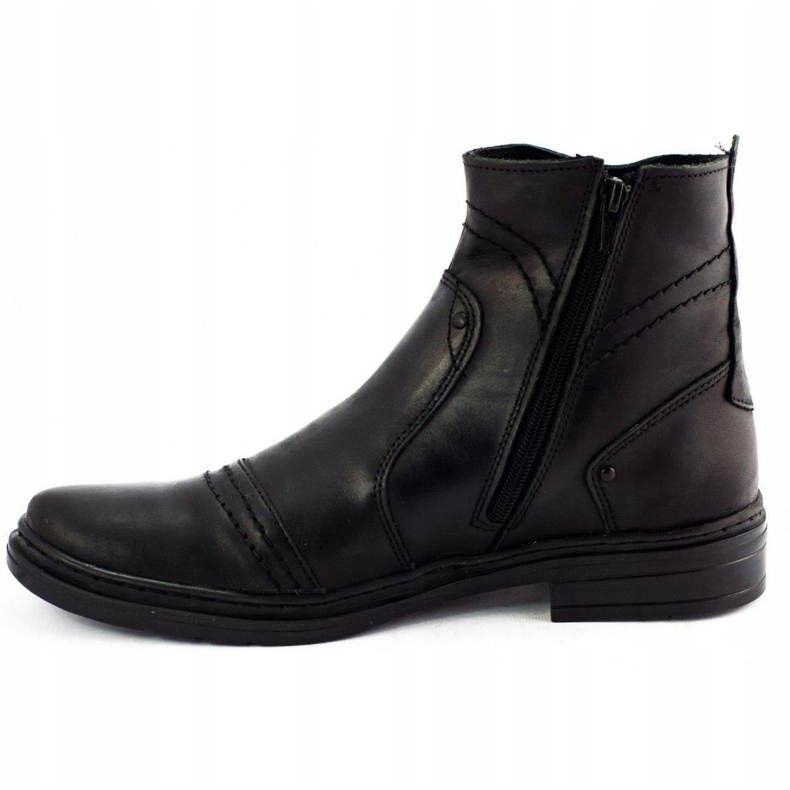 Polbut Bottines Chelsea hiver homme 252 noir 1