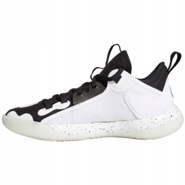 Chaussure de basket-ball Adidas Harden Stepback 2 Jr FZ1545 blanc, blanc, noir blanche 1