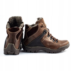 KENT Chaussures hiver homme 119 trekking marron brun 3