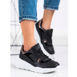 SHELOVET Baskets noires le noir multicolore 4