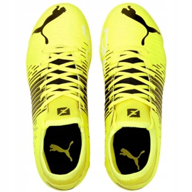 Chaussures de foot Puma Future Z 4.1 Tt Jr 106403 01 multicolore jaune 4
