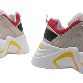 Baskets beiges Thenisse multicolore 3
