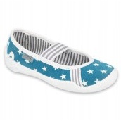 Chaussures enfant Befado 193X066 blanche bleu 1