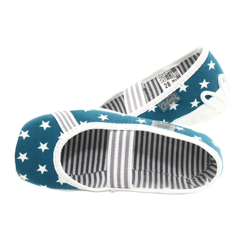 Chaussures enfant Befado 193X066 blanc bleu 5
