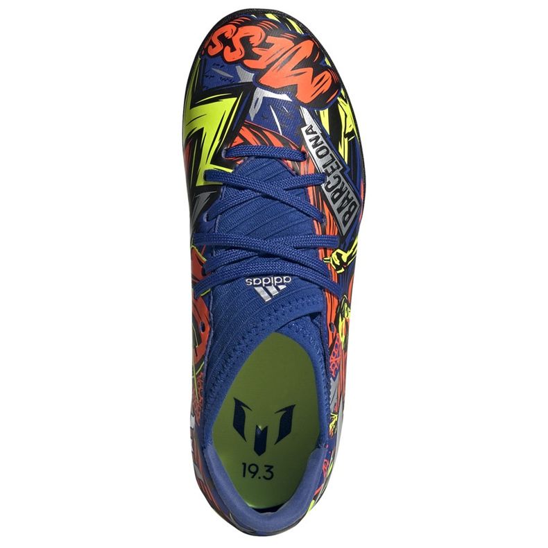 Chaussures de foot Adidas Nemeziz Messi 19.3 Tf Junior EH0595 multicolore 1