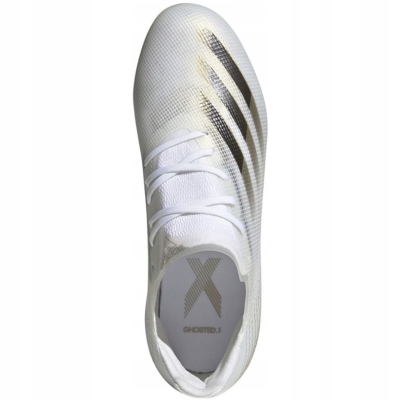 Chaussures de football Adidas X GHOSTED.1 Fg Junior EG8181 blanc 1