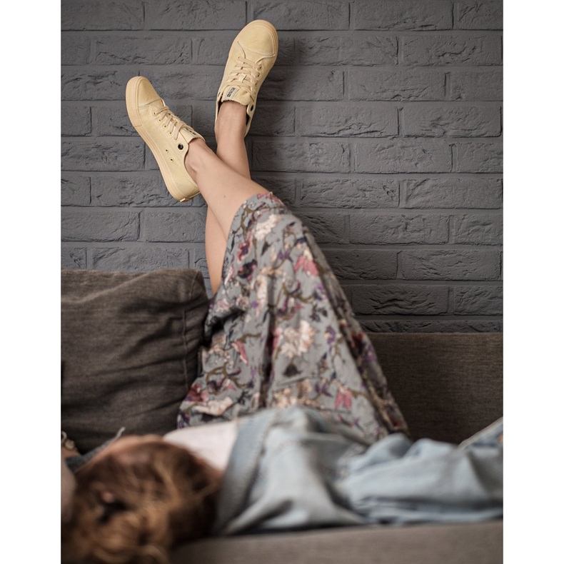 Baskets Femme Big Star Jaune DD274441 1