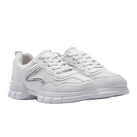 Baskets de sport blanches 3157 argent 1 Baskets de sport blanches 3157 argent 1