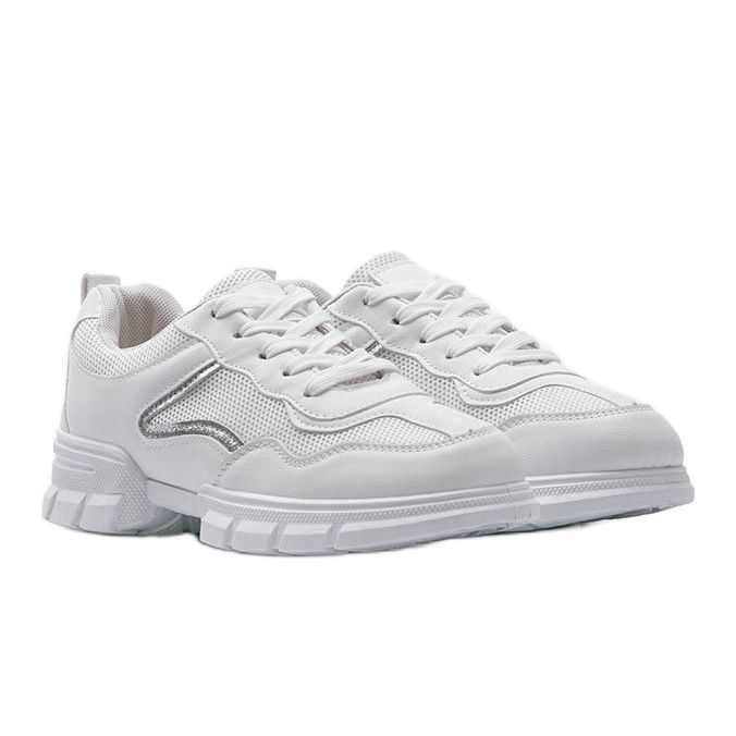 Baskets de sport blanches 3157 argent 1 Baskets de sport blanches 3157 argent 1
