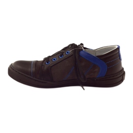 Chaussures basses noires à fermeture éclair Ren But 4292 le noir bleu 2