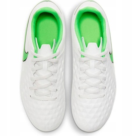 Nike Tiempo Legend 8 Club FG / MG Junior blanc AT5881 030 chaussures de football blanche blanche 1