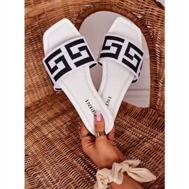 Chaussons Classiques Femme Blanc Melinda blanche le noir 1