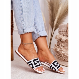 Chaussons Classiques Femme Blanc Melinda blanche le noir 2