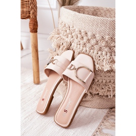 PS1 Chaussons Elégants Femme Beige Debbie 2