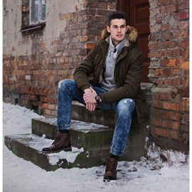 Mario Pala Bottes pour hommes avec fourrure 312 marron brun 5