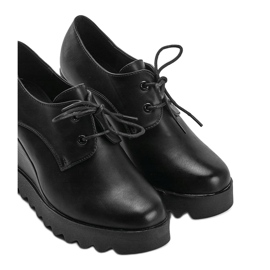 Bottines compensées noires Andrea le noir 3