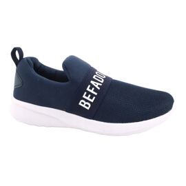 Chaussures pour jeunes Befado 516Q082 blanche bleu marin 1 Chaussures pour jeunes Befado 516Q082 blanche bleu marin 1