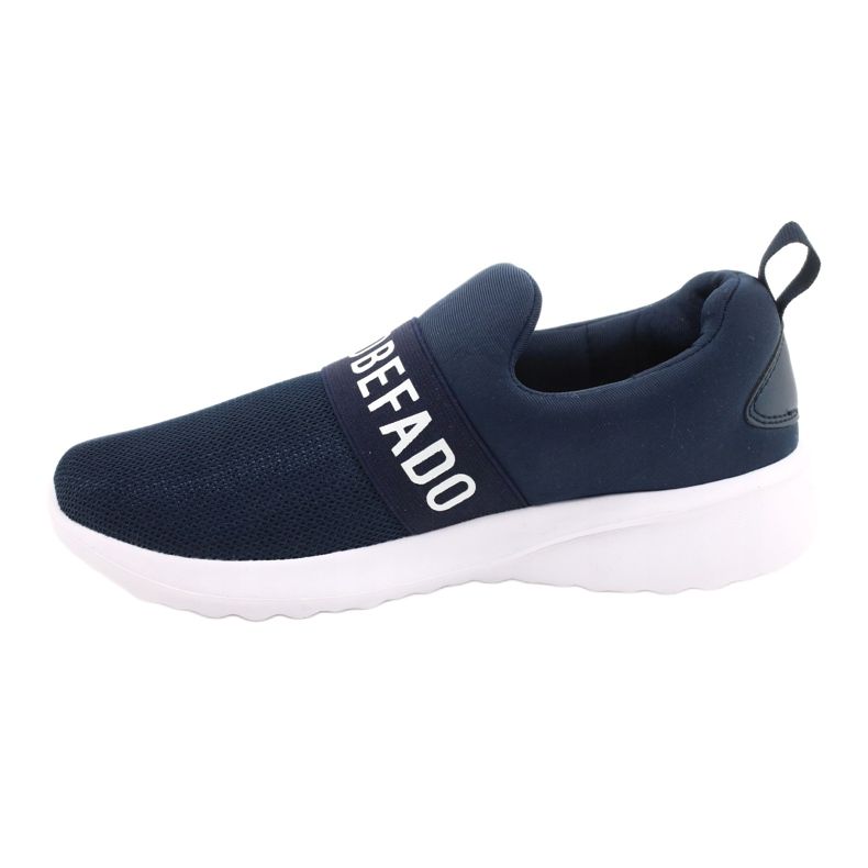 Chaussures pour jeunes Befado 516Q082 blanche bleu marin 2 Chaussures pour jeunes Befado 516Q082 blanche bleu marin 2