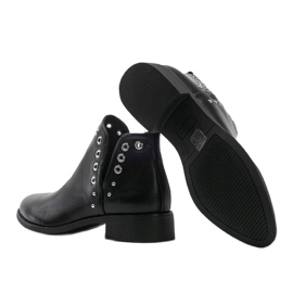Bottines slip-on femme Brielle noires 1