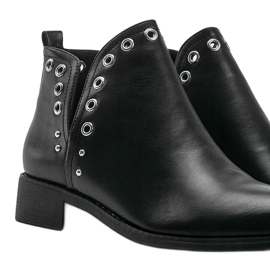 Bottines slip-on femme Brielle noires 4