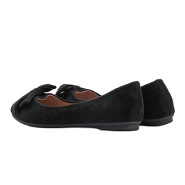 Ballerines en daim noir Ellie le noir 4