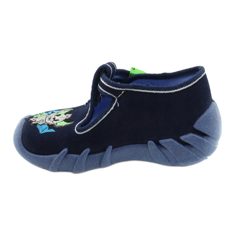 Chaussures enfant Befado 110P388 bleu marin vert 2