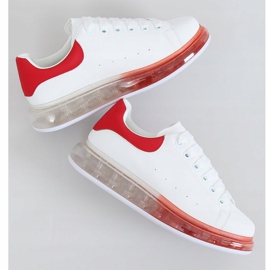 Baskets Ombre N03 BLANC / ROUGE blanche 1