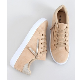 Baskets femme beiges C2006 Beige 1