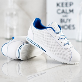 SHELOVET Baskets Ajourées Super blanche 3