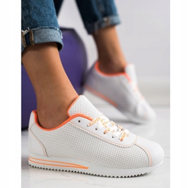 SHELOVET Baskets Ajourées Super blanche 2