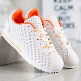 SHELOVET Baskets Ajourées Super blanc 1