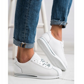 SHELOVET Baskets Ajourées Super blanc 1