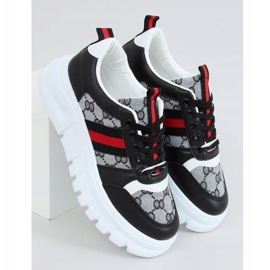 Chaussures de sport design noires 205081 Noir multicolore 1