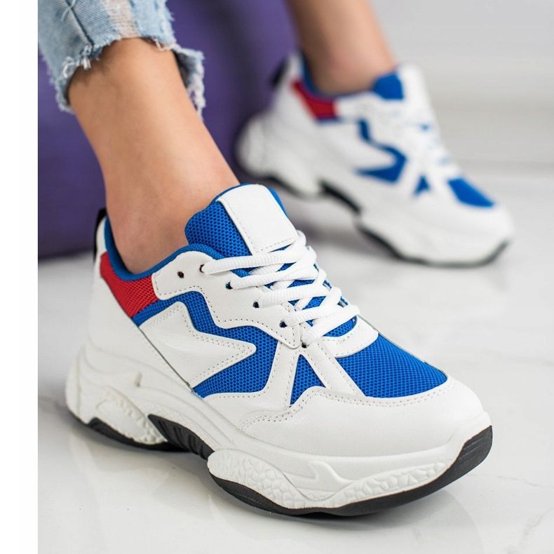 Fashion Baskets confortables blanche multicolore 2